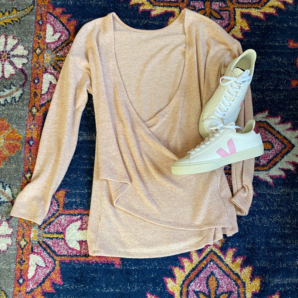 EUC J. Crew Reversible Fleece Top